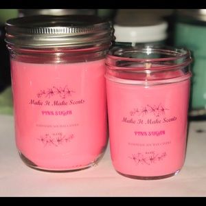 100% soy wax hand poured candles